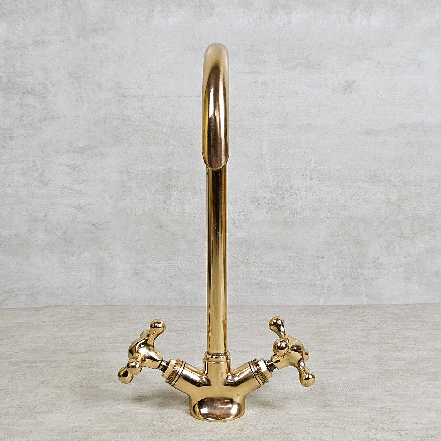 Unlacquered Brass Kitchen Faucet, Solid Brass Kitchen Faucet