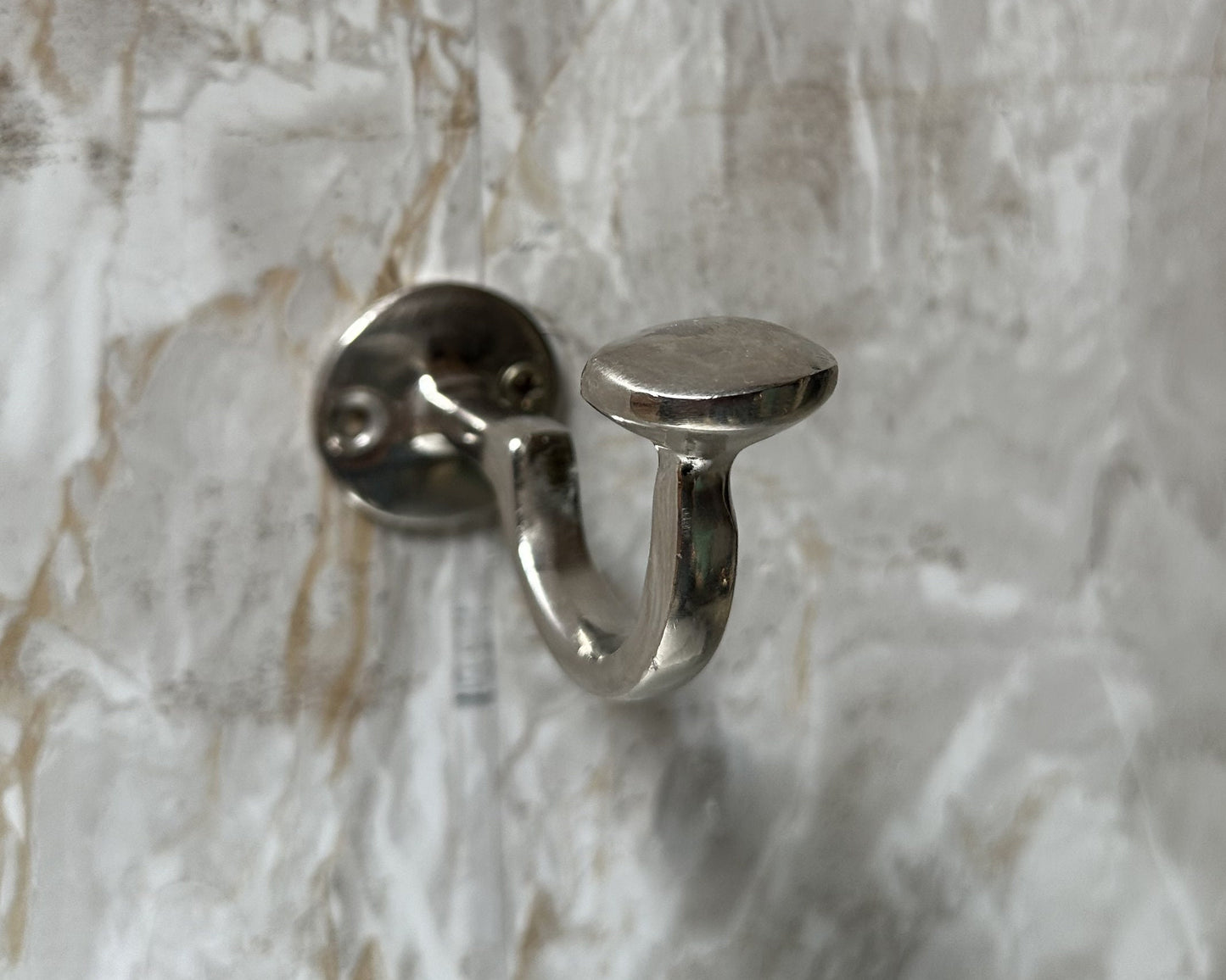 Polished Nickel wall hook, coat hook, bathroom towel Polished Nickel hook