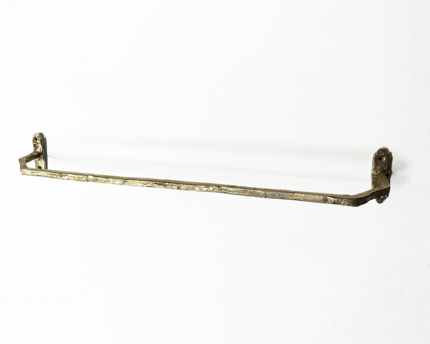 Solid Brass Towel Rail, Unlacquered Brass Towel Rack for Bathroom, Wall Mount Brass Bar, Handmade Brass Towel Rack