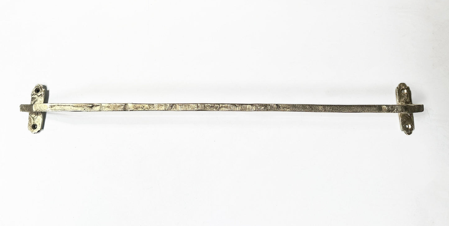 Solid Brass Towel Rail, Unlacquered Brass Towel Rack for Bathroom, Wall Mount Brass Bar, Handmade Brass Towel Rack