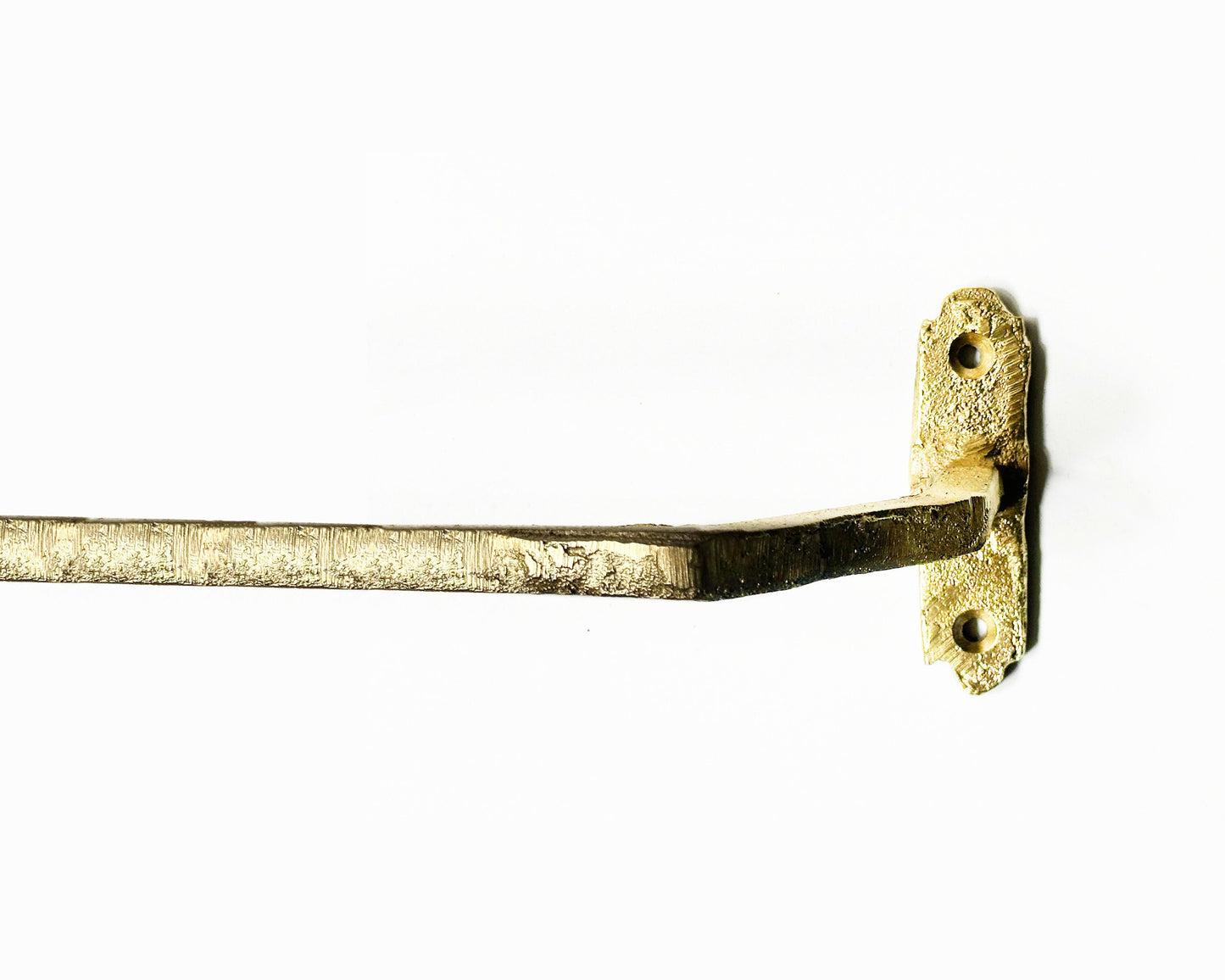 Solid Brass Towel Rail, Unlacquered Brass Towel Rack for Bathroom, Wall Mount Brass Bar, Handmade Brass Towel Rack
