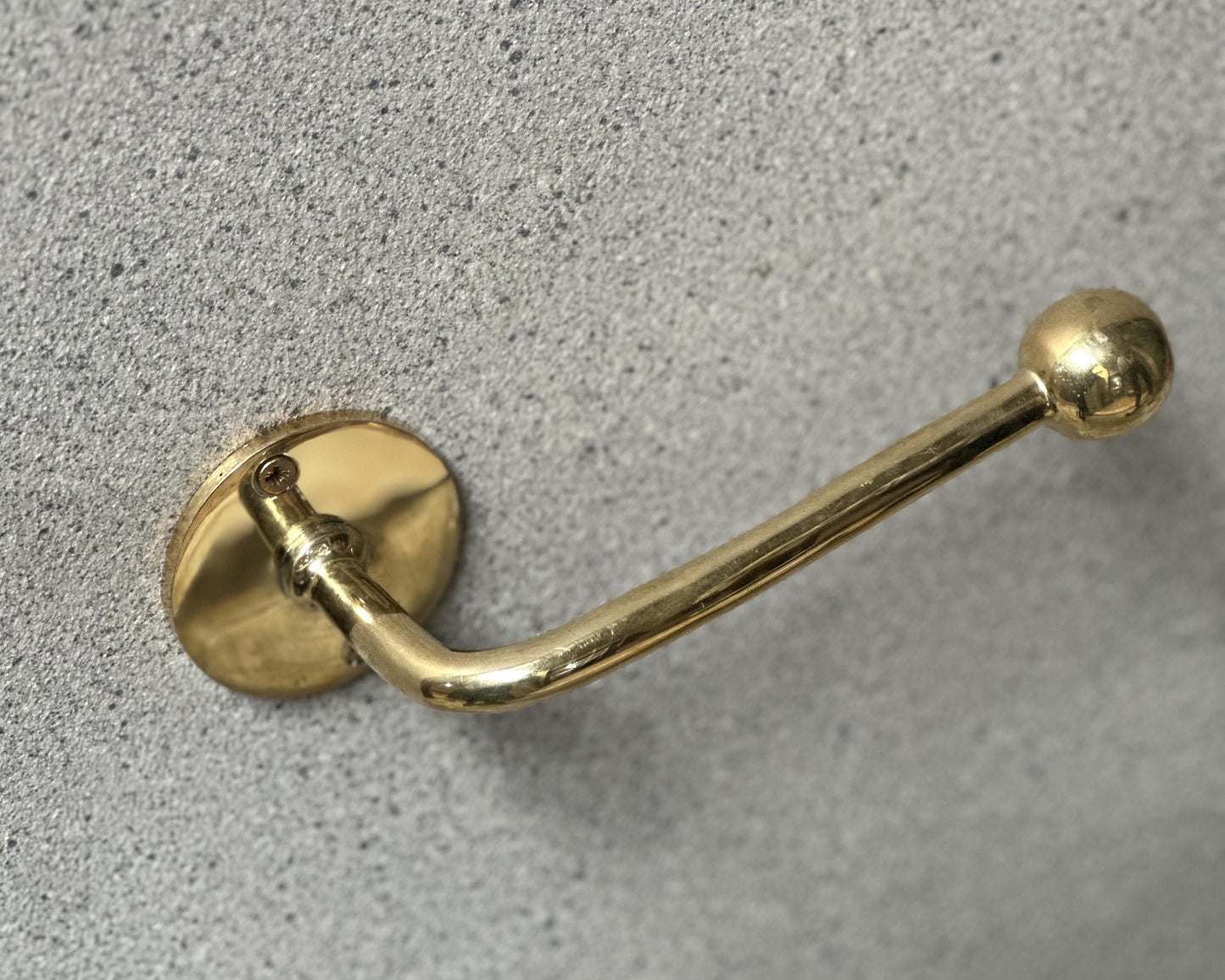 Unlacquered Brass Toilet Paper Holder, Solid Handmade Brass Toilet Paper Holder, Solid Brass Paper Roll Holder