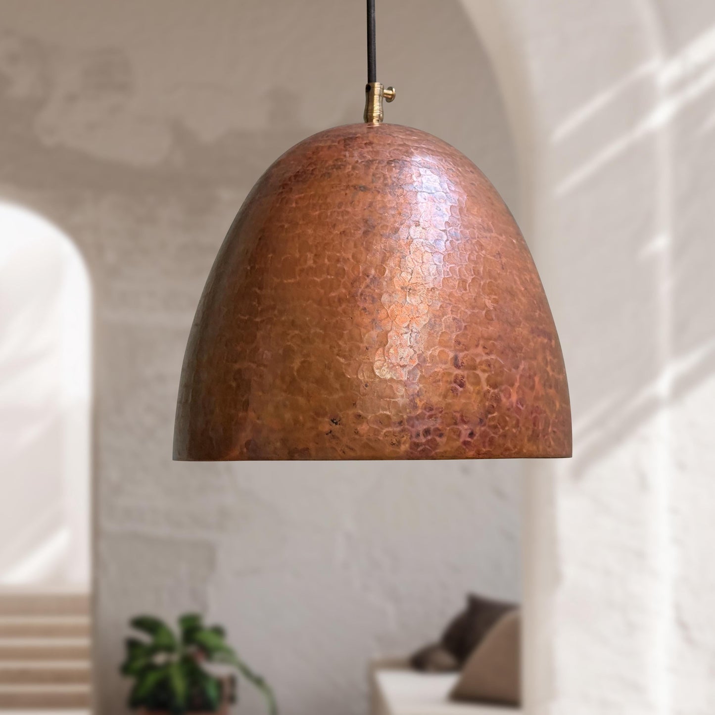 Handmade Copper Pendant Light – Copper Kitchen Ceiling Fixture