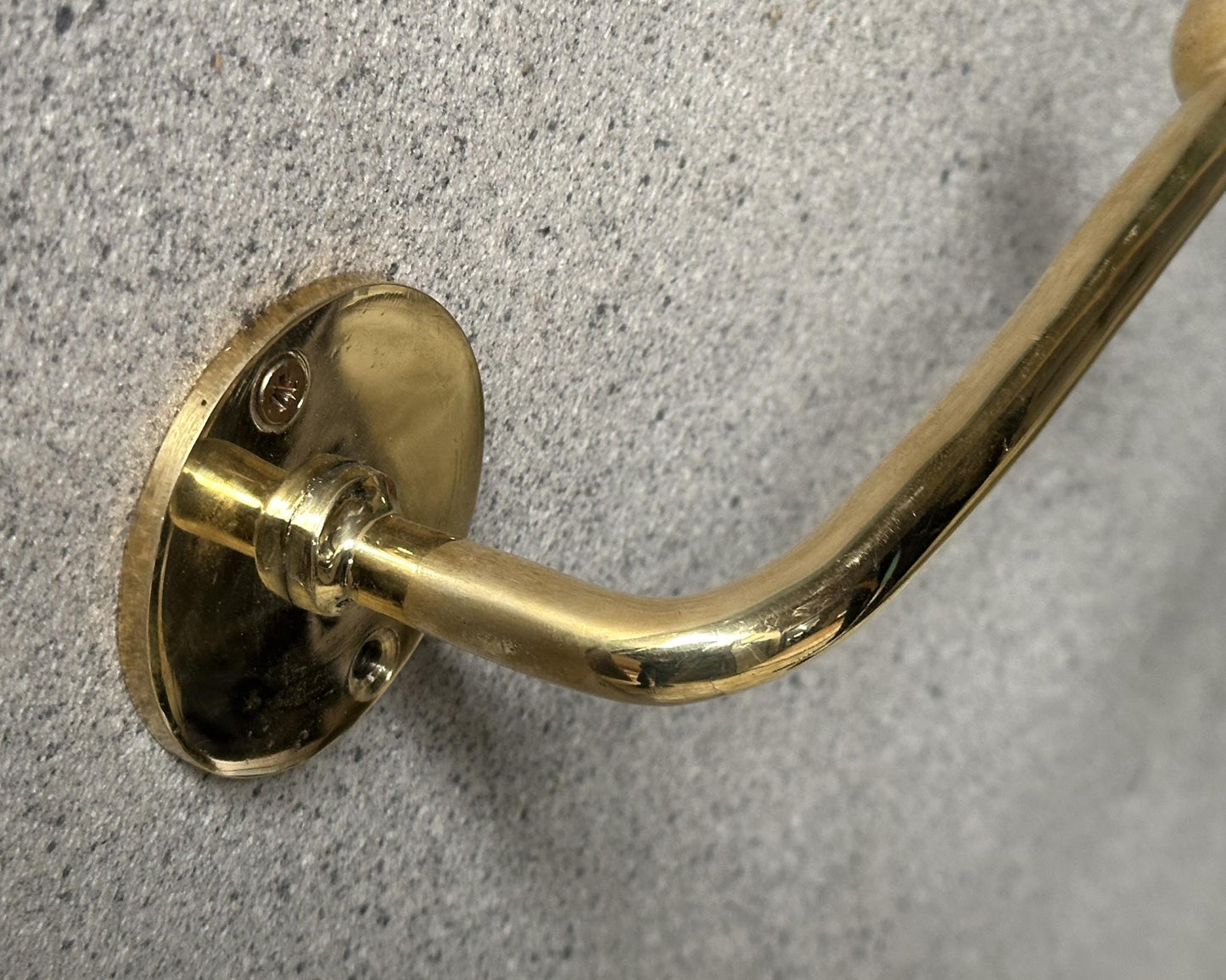 Unlacquered Brass Toilet Paper Holder, Solid Handmade Brass Toilet Paper Holder, Solid Brass Paper Roll Holder