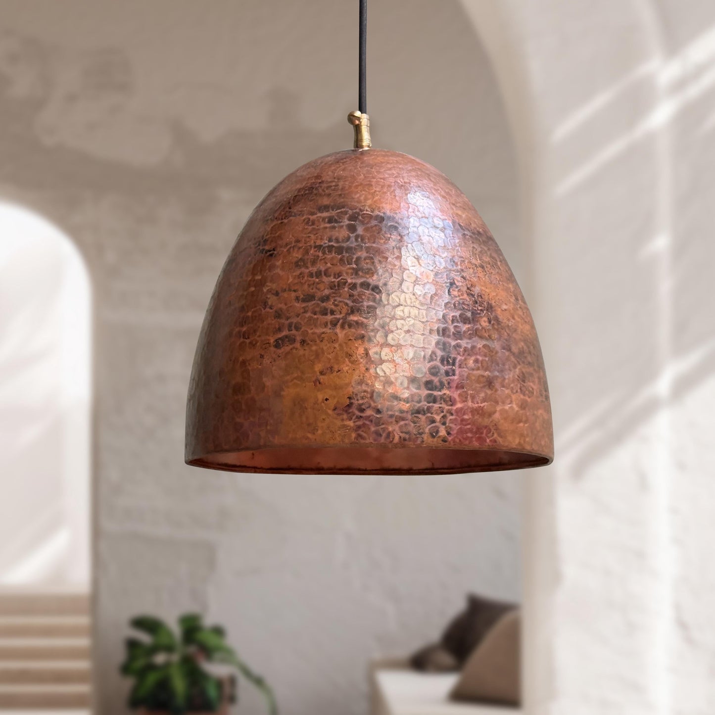 Handmade Copper Pendant Light – Copper Kitchen Ceiling Fixture