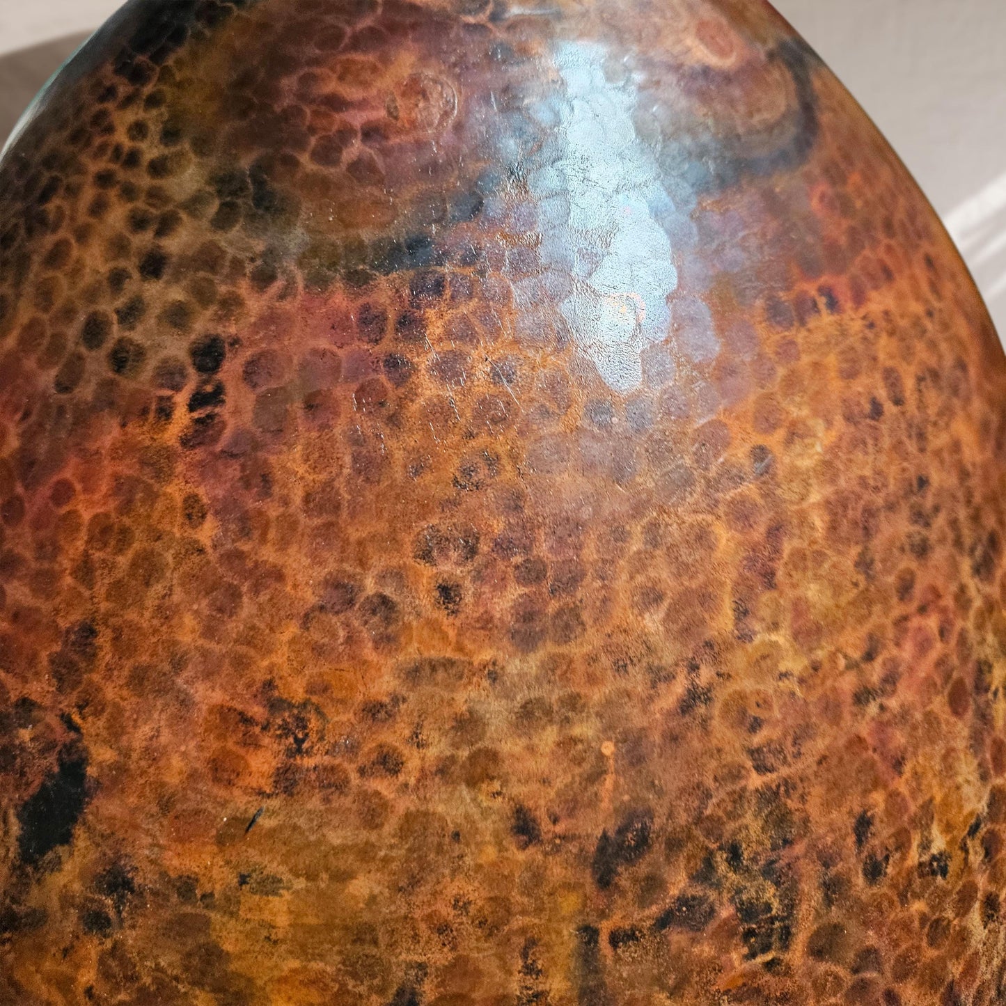 Hammered Copper Pendant Light – Cone Dome Kitchen Ceiling Fixture