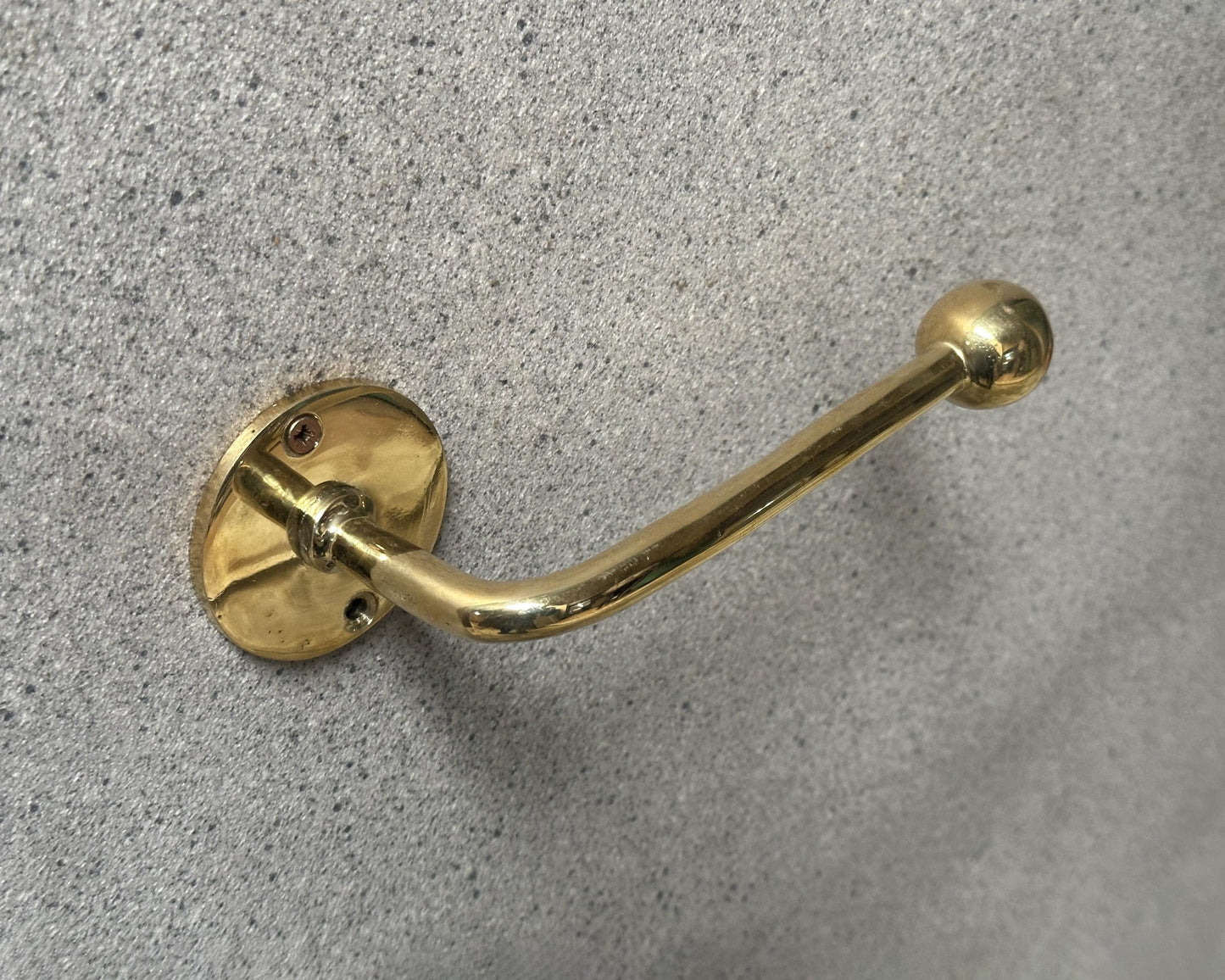 Unlacquered Brass Toilet Paper Holder, Solid Handmade Brass Toilet Paper Holder, Solid Brass Paper Roll Holder