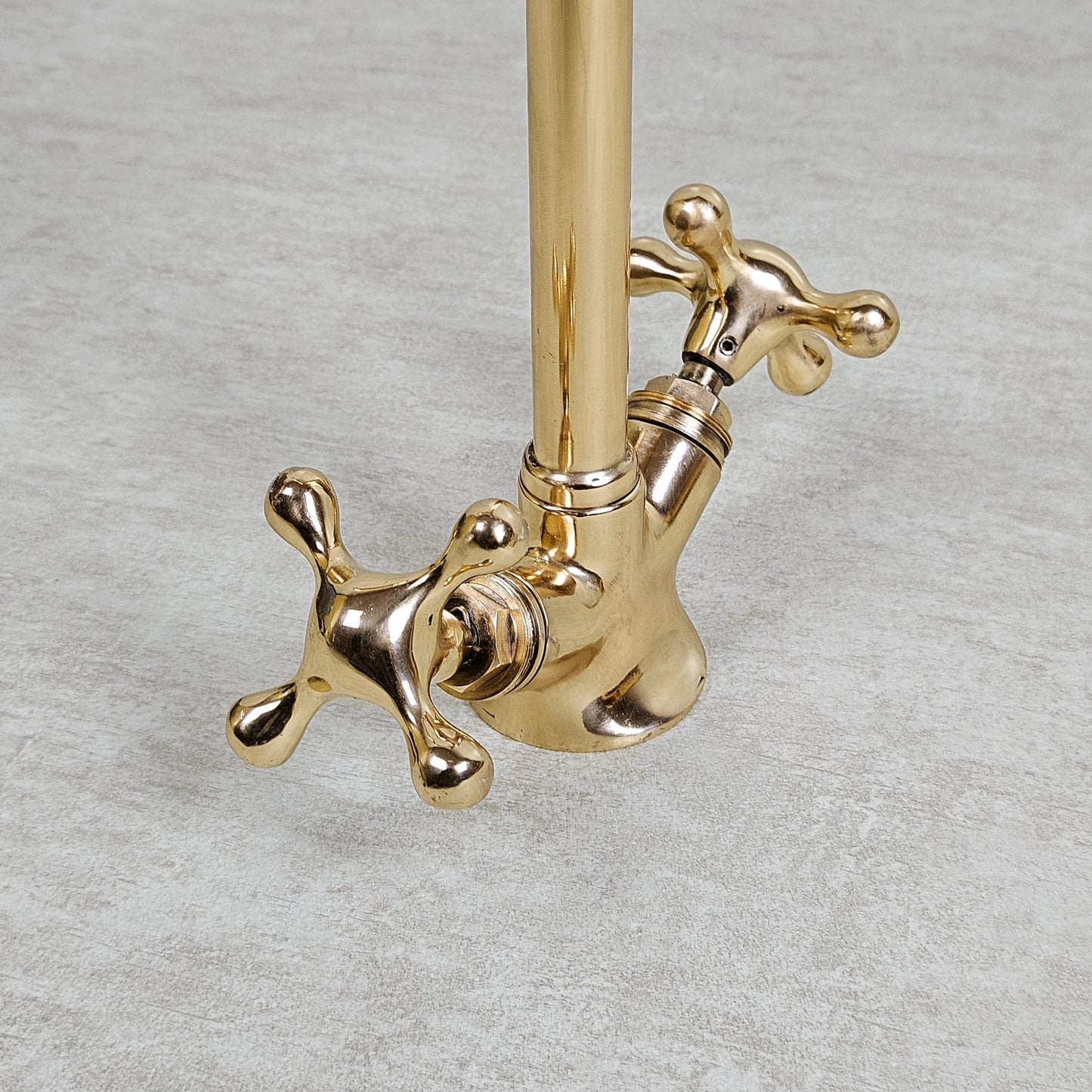 Unlacquered Brass Kitchen Faucet, Solid Brass Kitchen Faucet