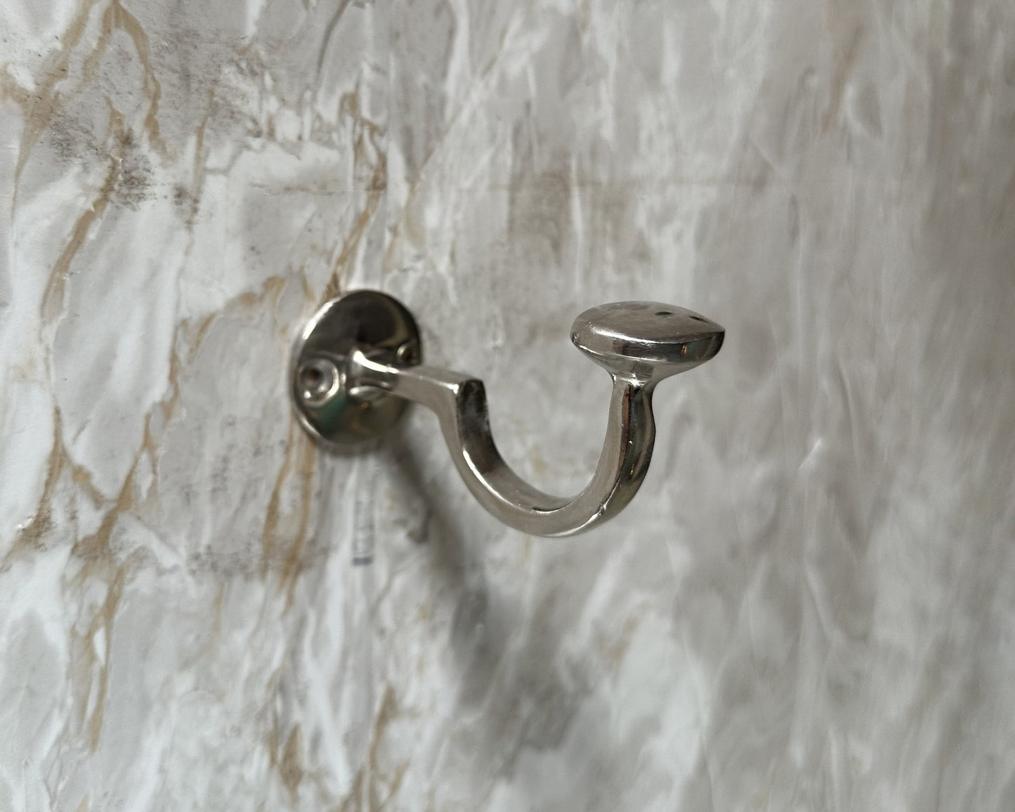 Polished Nickel wall hook, coat hook, bathroom towel Polished Nickel hook