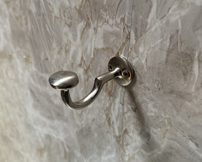 Polished Nickel wall hook, coat hook, bathroom towel Polished Nickel hook