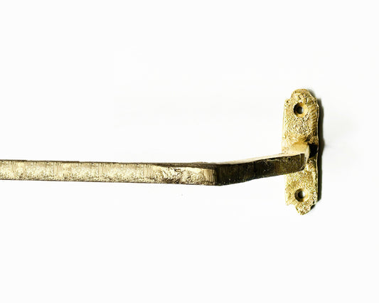 Solid Brass Towel Rail, Unlacquered Brass Towel Rack for Bathroom, Wall Mount Brass Bar, Handmade Brass Towel Rack