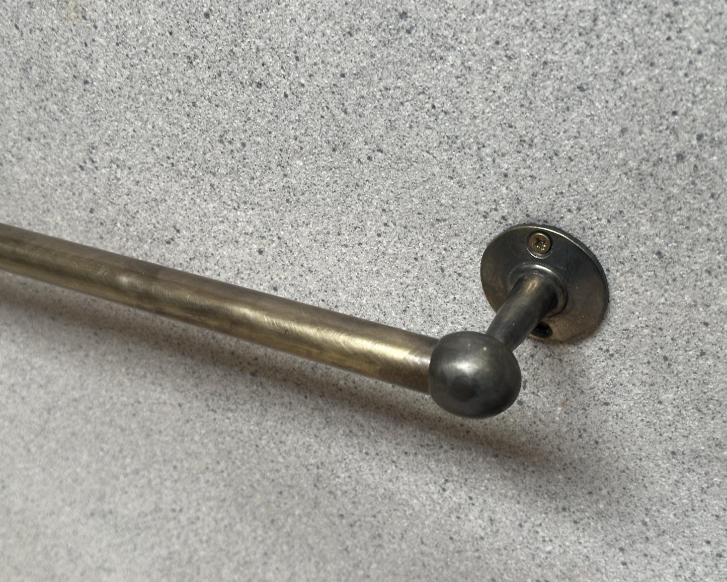 Oil Rubbed Bronze Towel Bar, Handcrafted Brass Kitchen Towel Rail, Handmade Unlaquered Brass Bathroom Towel Bar, Bronze kitchen Towel Holder