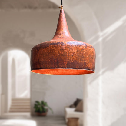 Handmade Copper Pendant Light – Large Kitchen Ceiling Fixture
