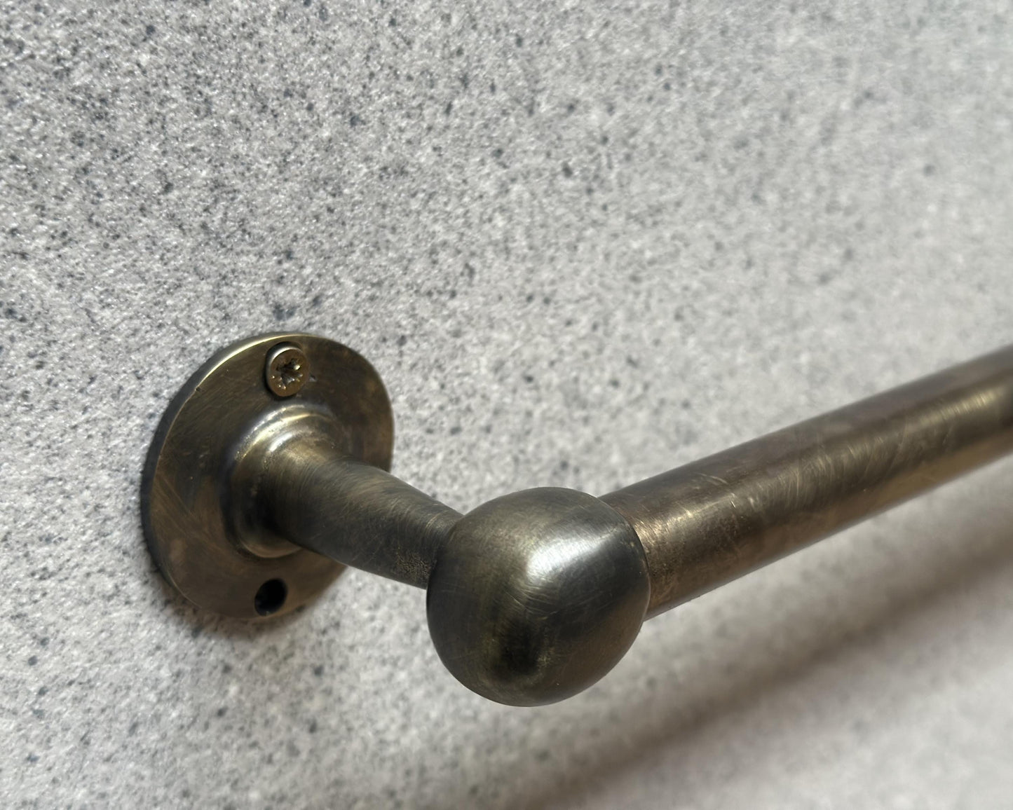 Oil Rubbed Bronze Towel Bar, Handcrafted Brass Kitchen Towel Rail, Handmade Unlaquered Brass Bathroom Towel Bar, Bronze kitchen Towel Holder