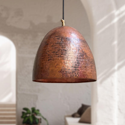 Handmade Copper Pendant Light – Copper Kitchen Ceiling Fixture